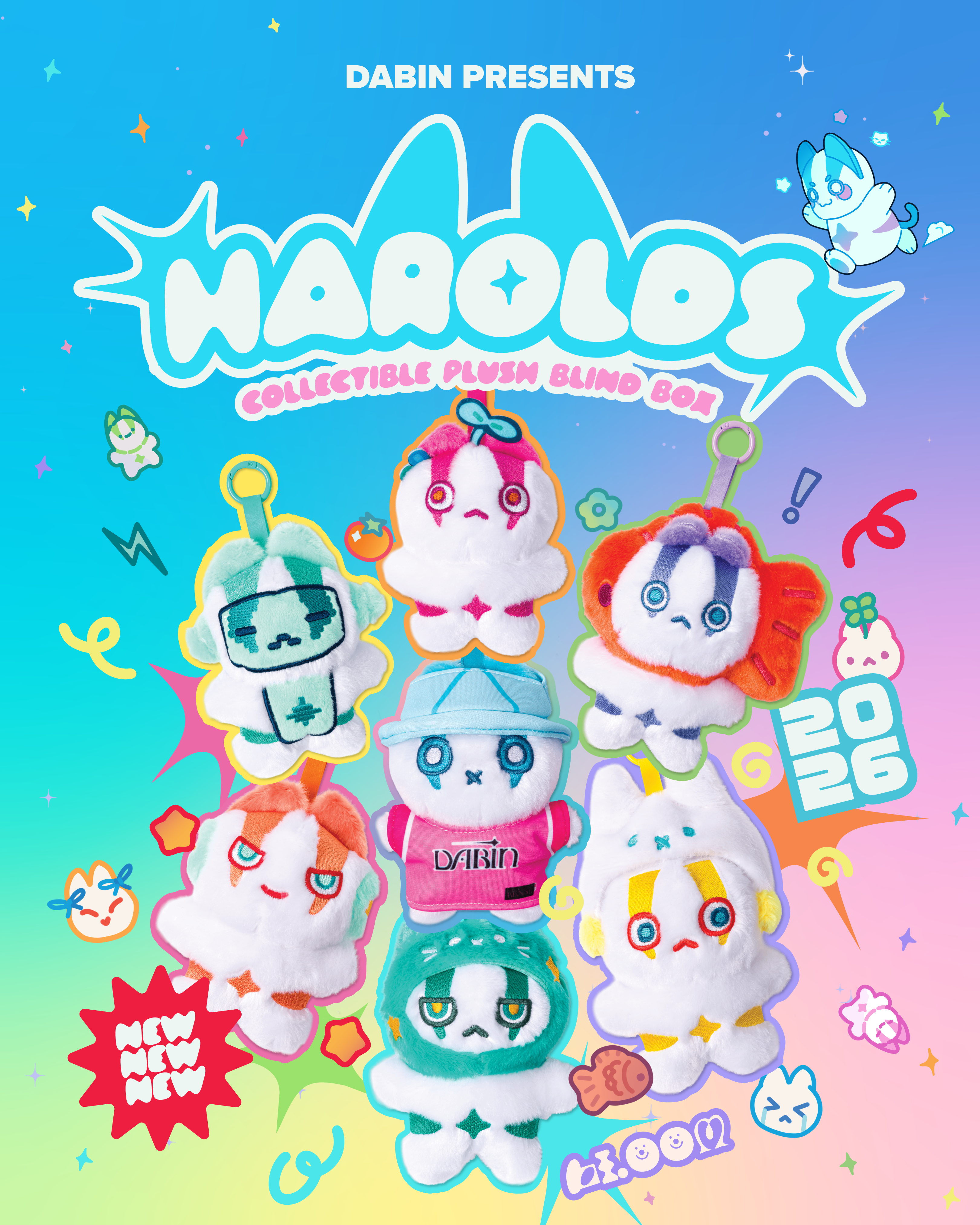 Dabin - The Harolds: Collectible Plush Blind Boxes - FULL SET