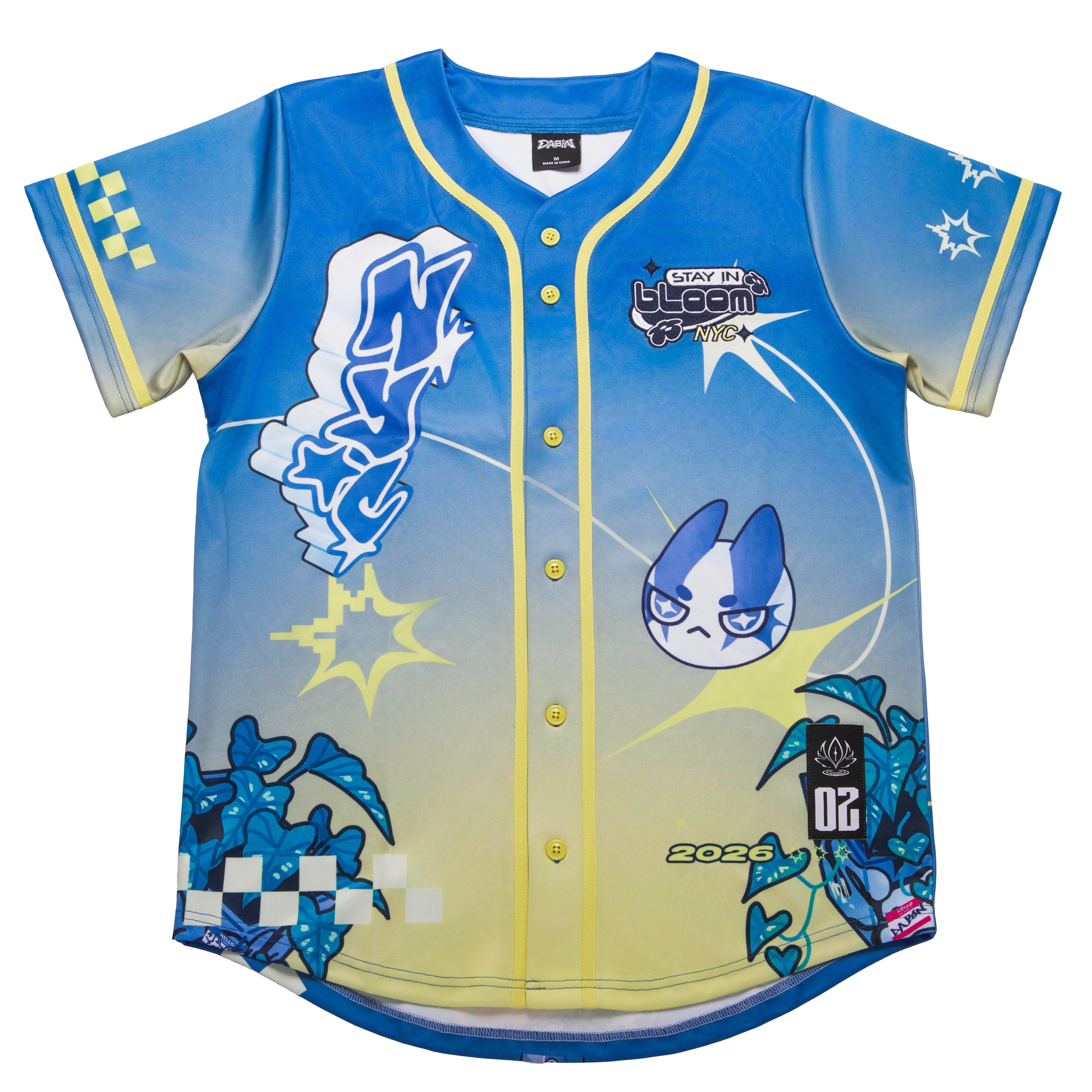 Dabin - Stay in Bloom NYC 2026 - Baseball Jersey – Dabin's Sanctuary