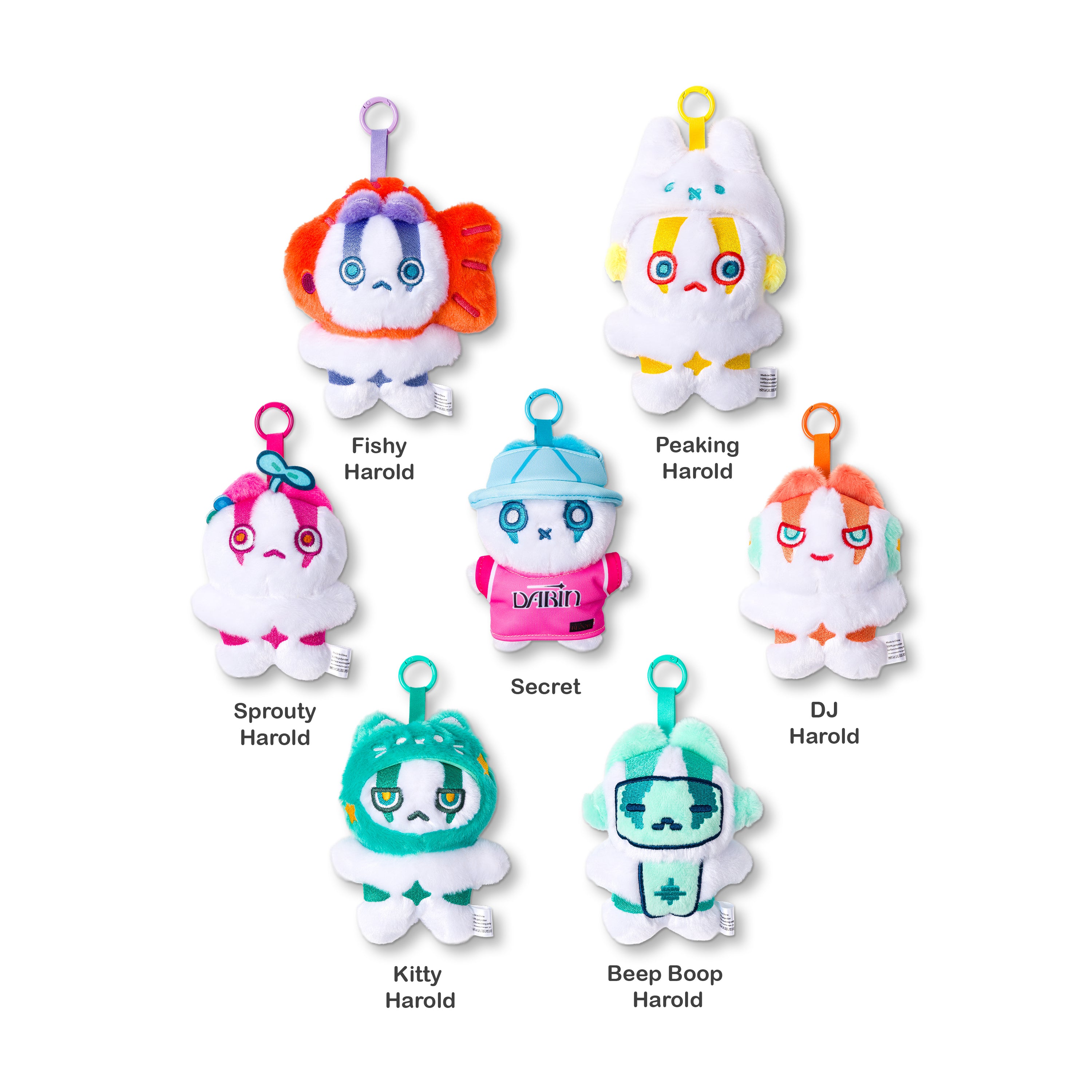 Dabin - The Harolds: Collectible Plush Blind Boxes - FULL SET