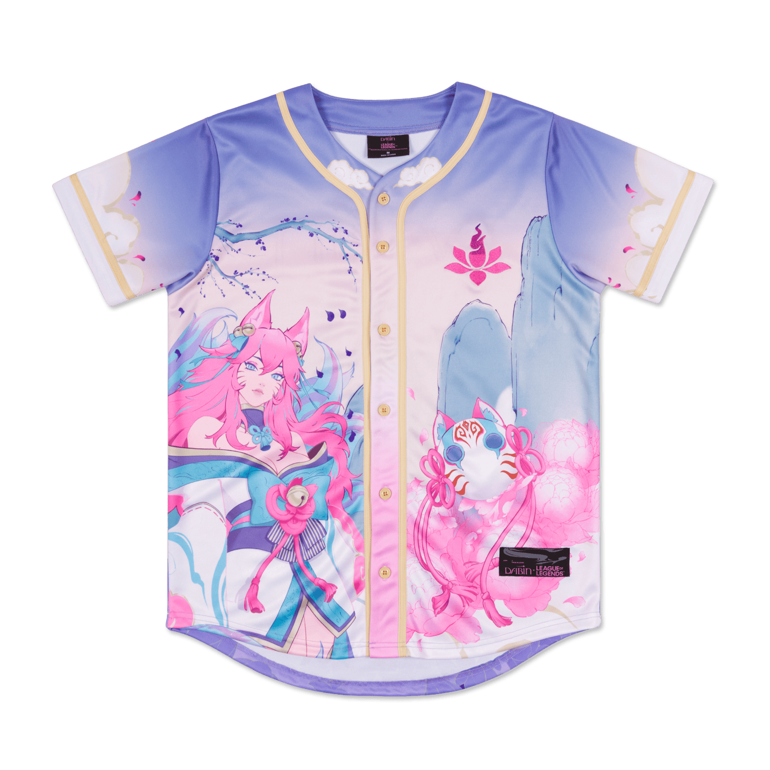 PRESALE: Dabin x League of Legends - Spirit Blossom Embroidered Baseball Jersey