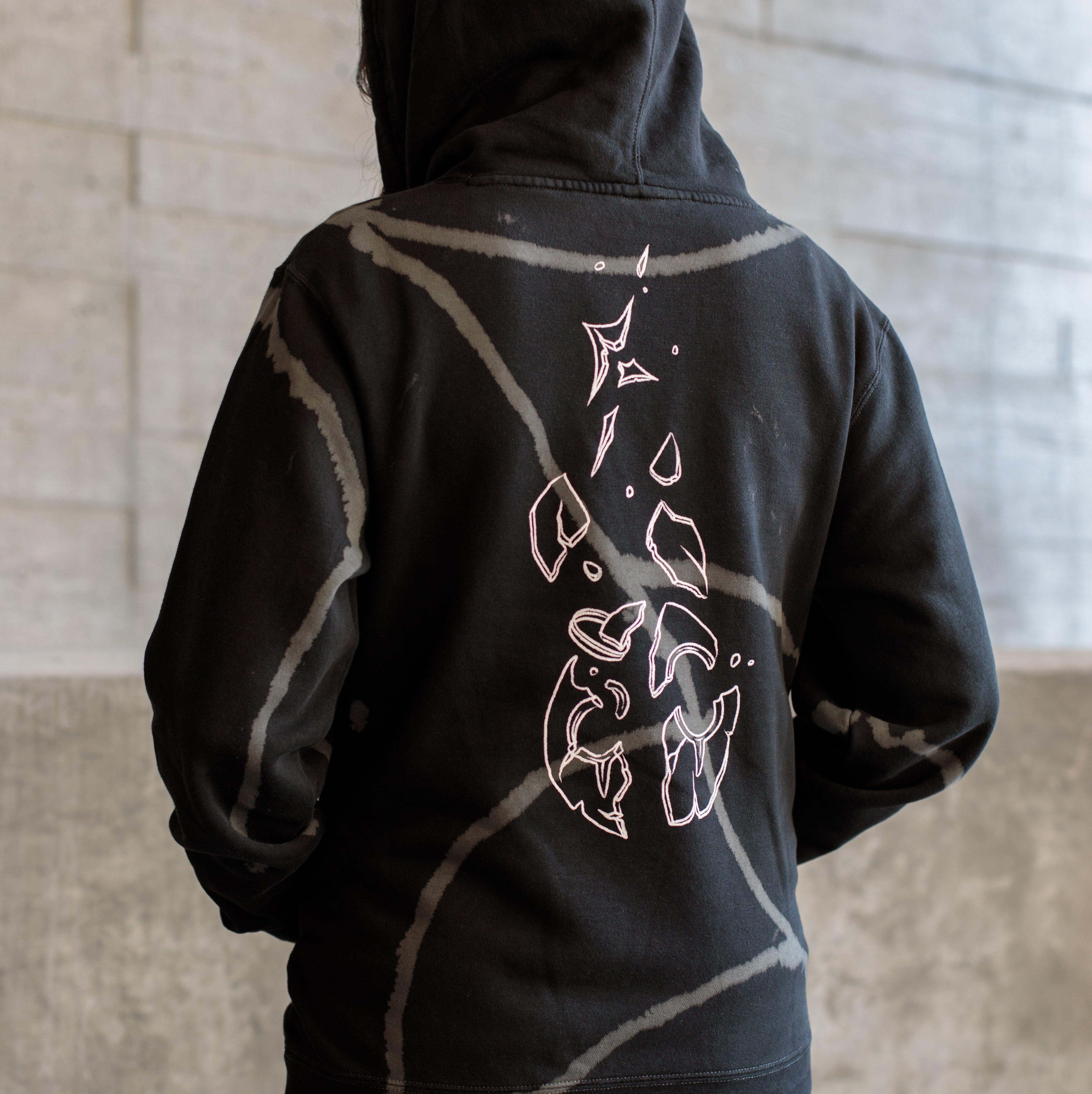 Dabin Between Broken Kintsugi Dye Embroidered Hoodie XS