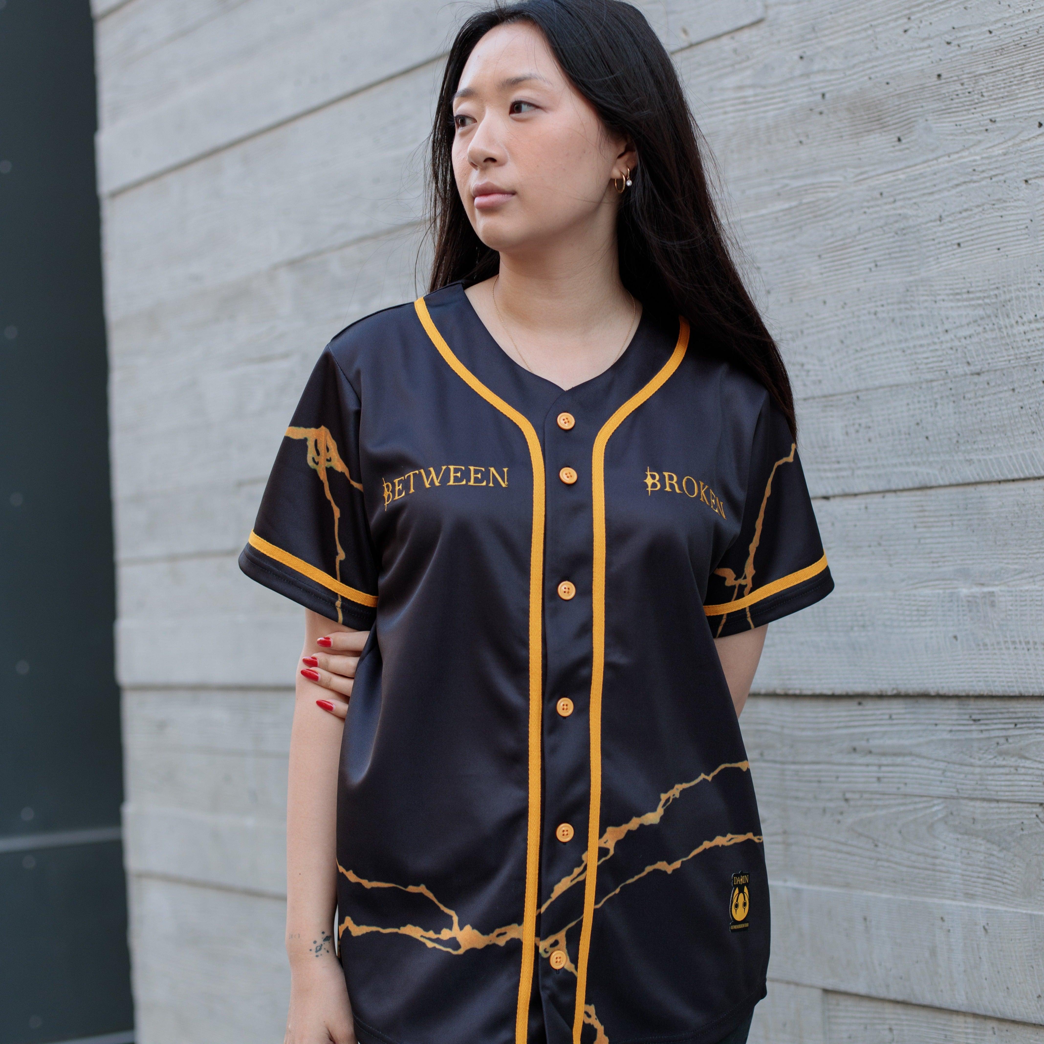 Dabin - Between Broken Glyph Mask Baseball Jersey – Dabin's Sanctuary