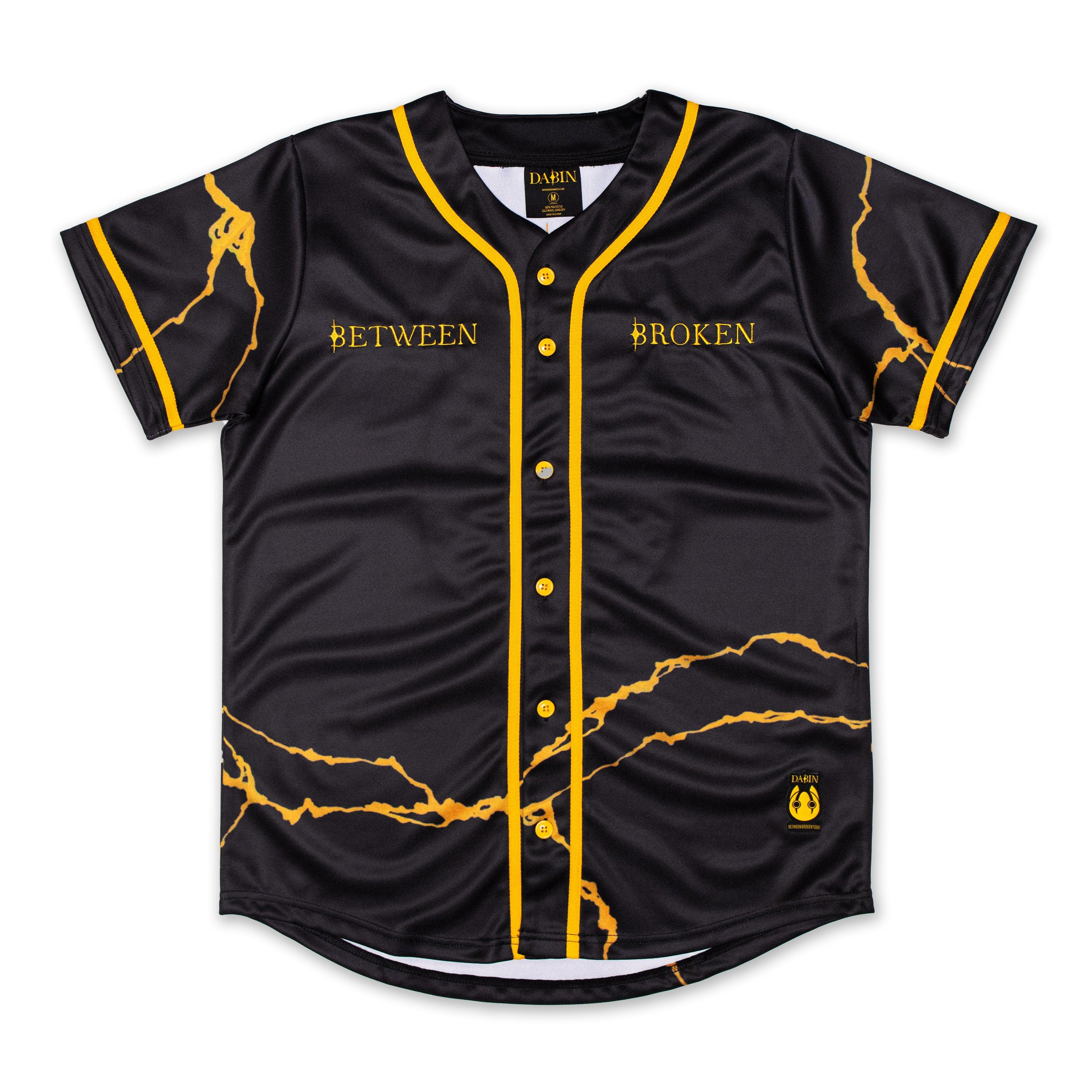 Dabin - Between Broken Glyph Mask Baseball Jersey – Dabin's Sanctuary Dabin - Between Broken Glyph Mask Baseball Jersey – Dabin's Sanctuary